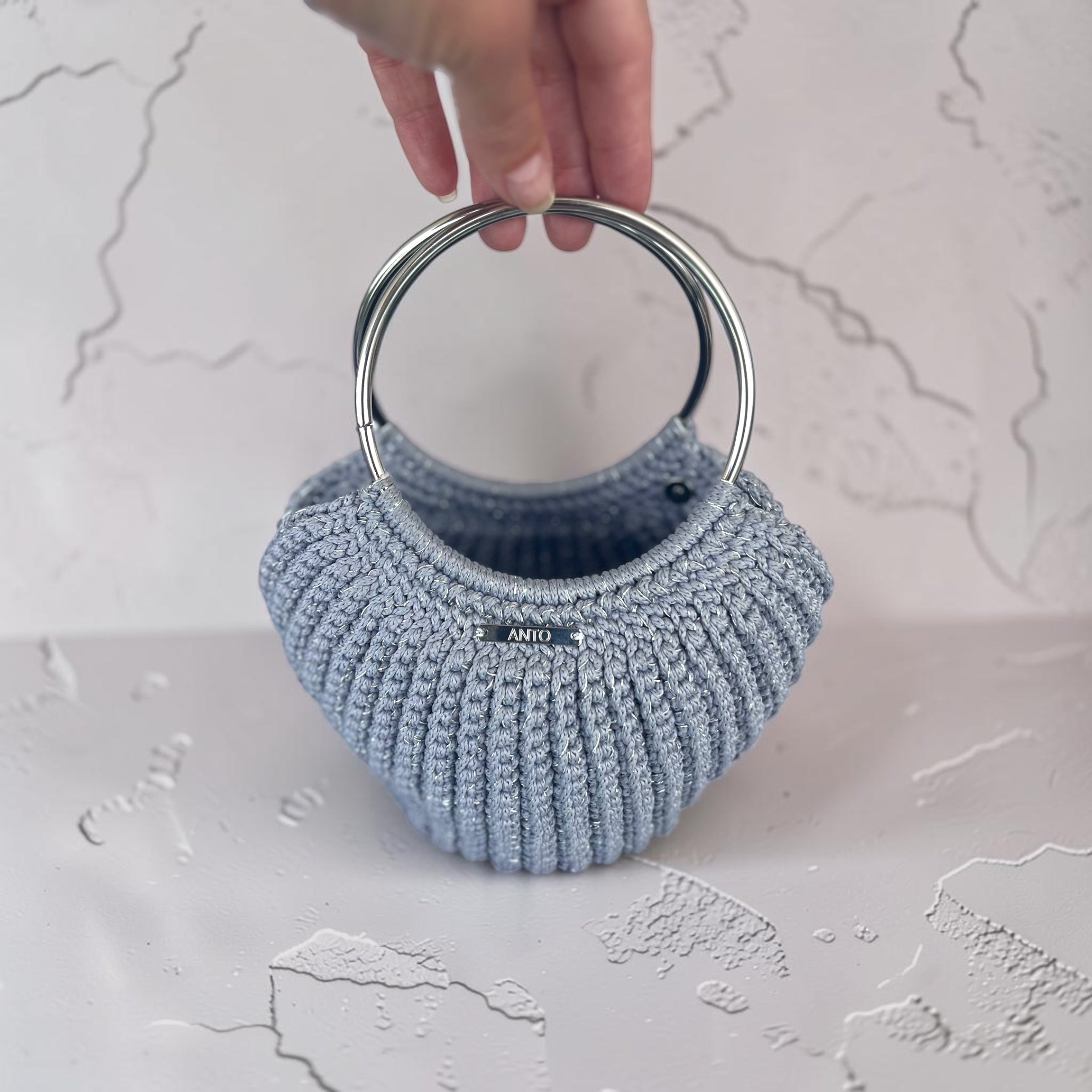 Diamond Mini Bag Silver Mist